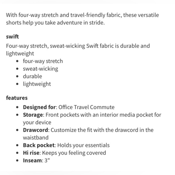 LULULEMON ATHLETICA Spring Break Away *4 Way Stretch 3" Short in Swift - Picture 10 of 10